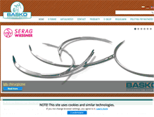 Tablet Screenshot of basko-vet.com